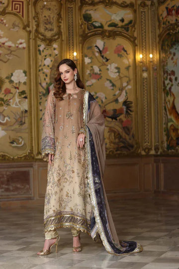 Noor by Saadia Asad | Festive 25 | D2 - Beige - Rang-e-Khaas
