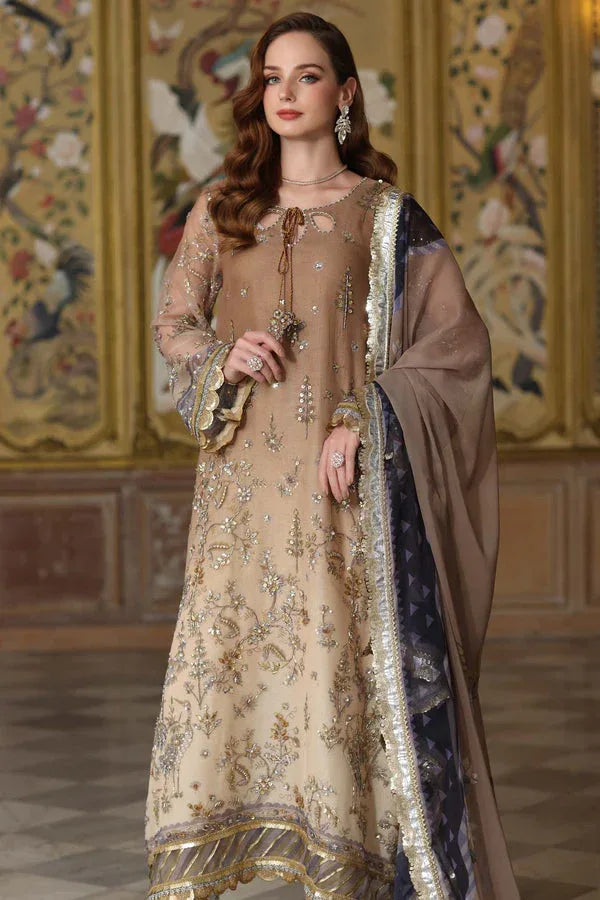 Noor by Saadia Asad | Festive 25 | D2 - Beige - Rang-e-Khaas