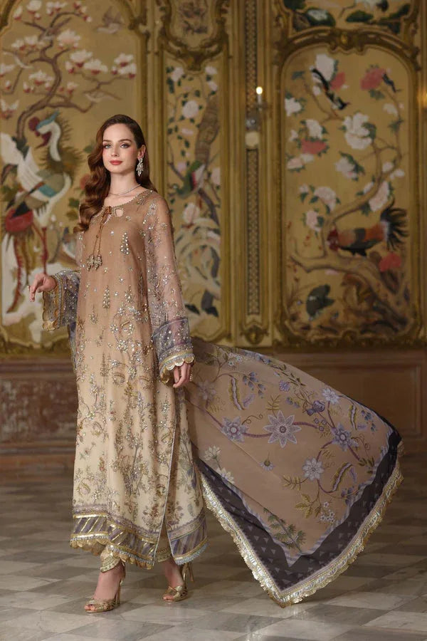 Noor by Saadia Asad | Festive 25 | D2 - Beige - Rang-e-Khaas