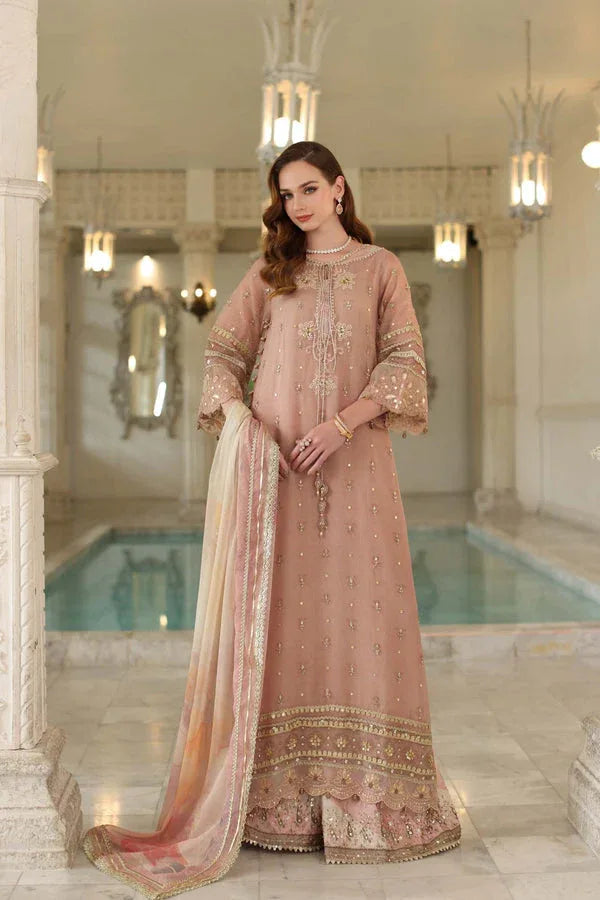 Noor by Saadia Asad | Festive 25 | D4 - Tea Pink - Rang-e-Khaas