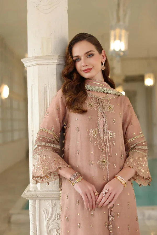 Noor by Saadia Asad | Festive 25 | D4 - Tea Pink - Rang-e-Khaas
