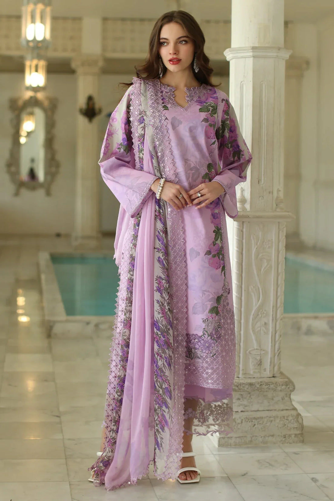 Charizma | Aniq Lawn Collection | AN5-03 - Rang-e-Khaas