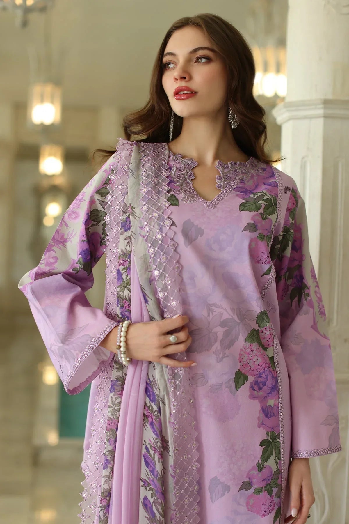 Charizma | Aniq Lawn Collection | AN5-03 - Rang-e-Khaas