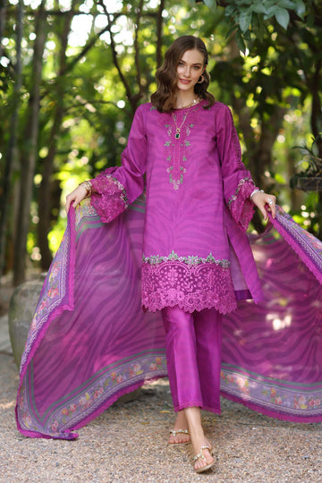 Noor by Saadia Asad | Eid Luxe Printedkari | D1-A - Rang-e-Khaas