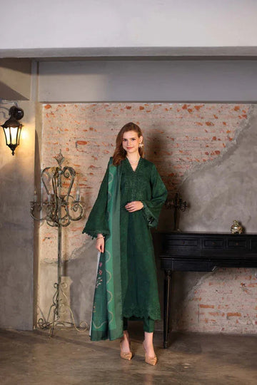 Noor by Saadia Asad | Winter Embroidered Printkhaas 25 | D3 - A - Rang-e-Khaas