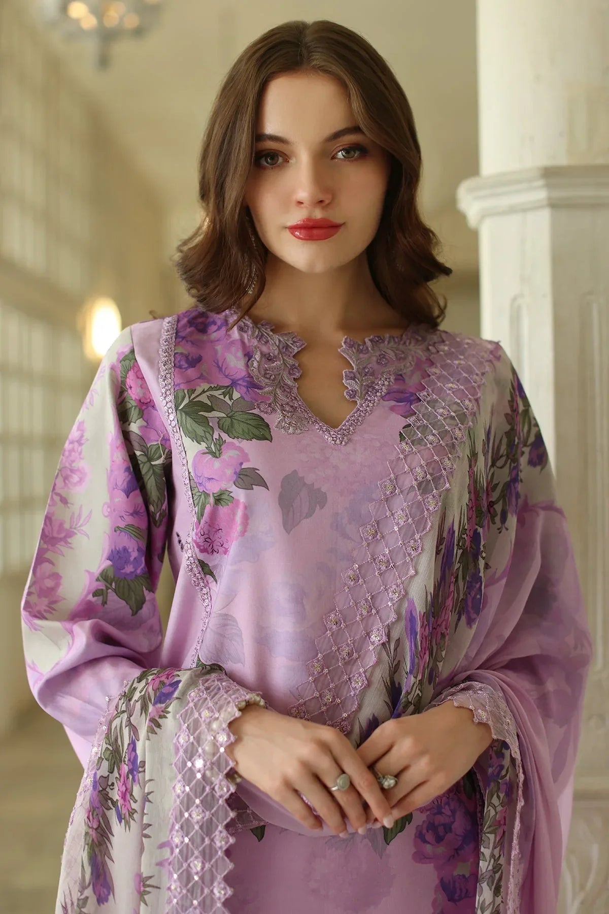 Charizma | Aniq Lawn Collection | AN5-03 - Rang-e-Khaas