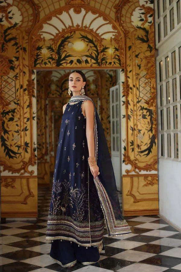 Noor by Saadia Asad | Festive 25 | D3 - Blue - Rang-e-Khaas
