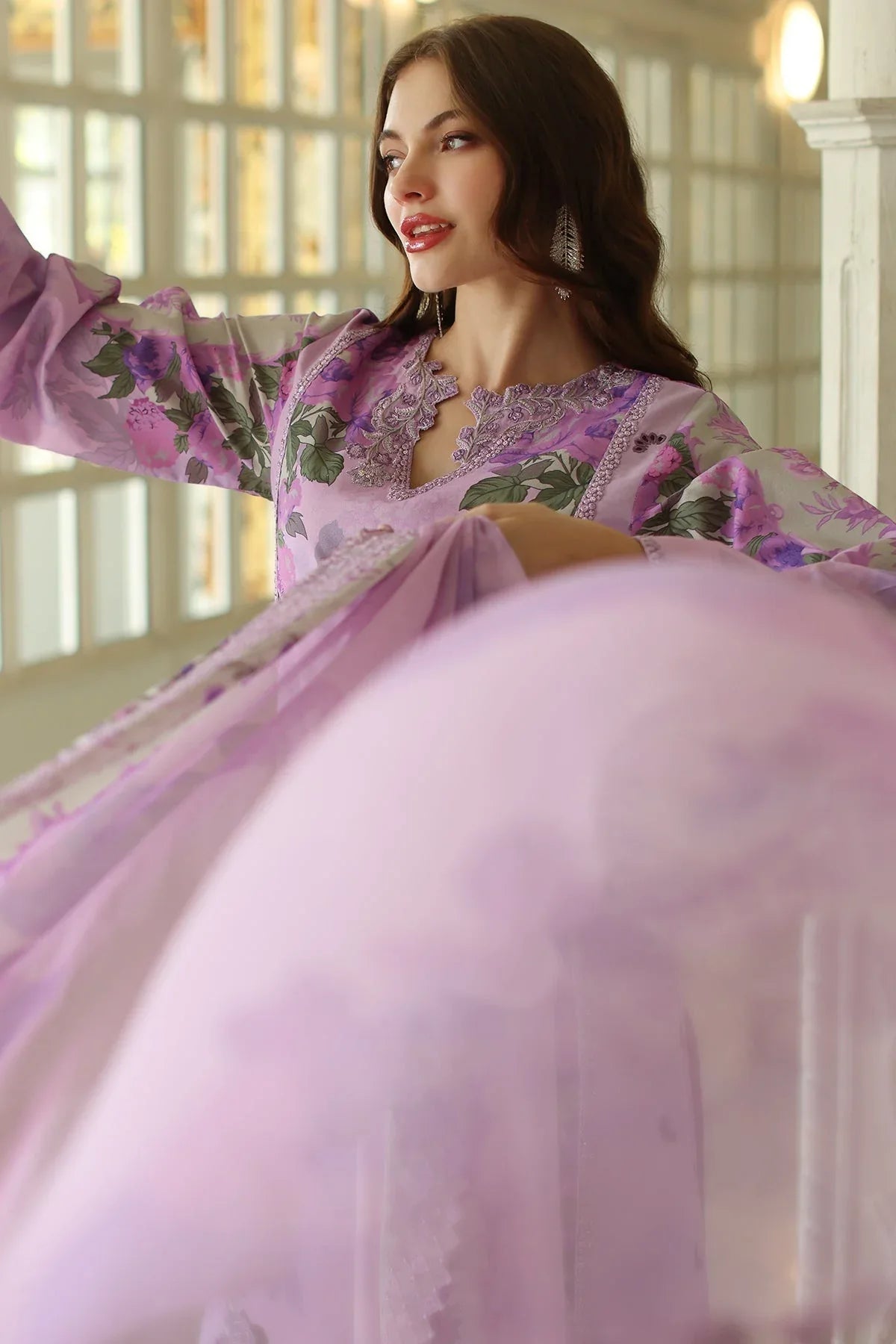 Charizma | Aniq Lawn Collection | AN5-03 - Rang-e-Khaas