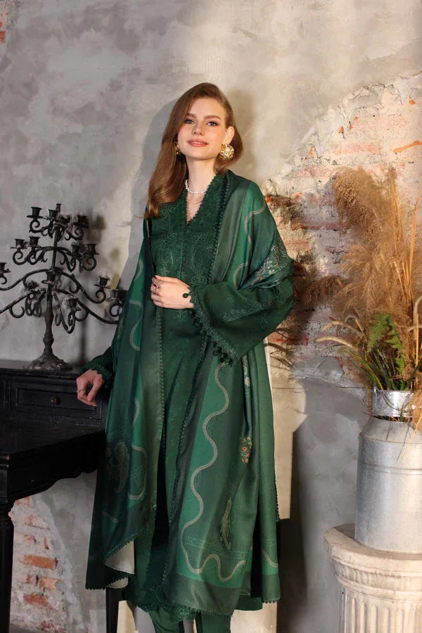 Noor by Saadia Asad | Winter Embroidered Printkhaas 25 | D3 - A - Rang-e-Khaas