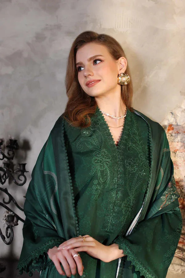 Noor by Saadia Asad | Winter Embroidered Printkhaas 25 | D3 - A - Rang-e-Khaas