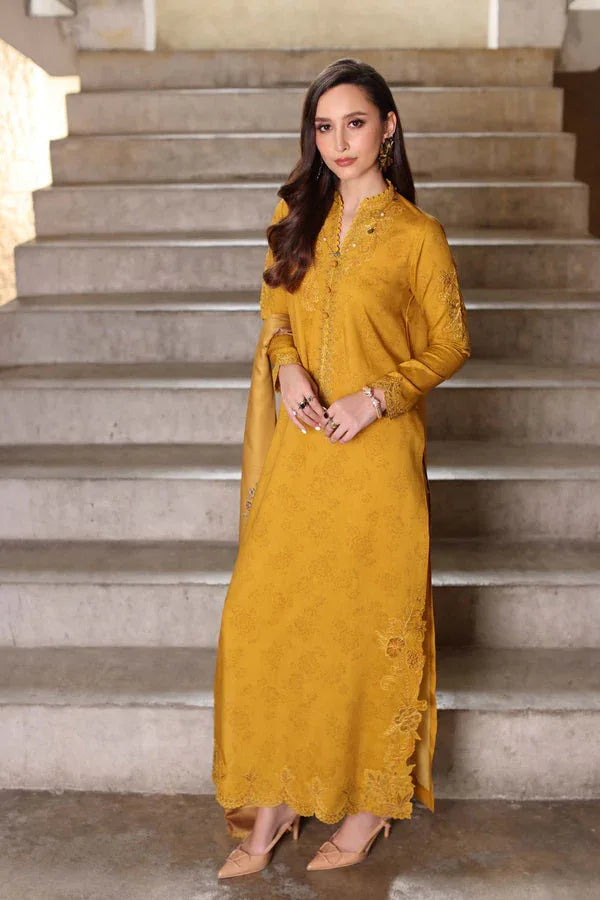 Noor by Saadia Asad | Winter Embroidered Printkhaas 25 | D3 - B - Rang-e-Khaas