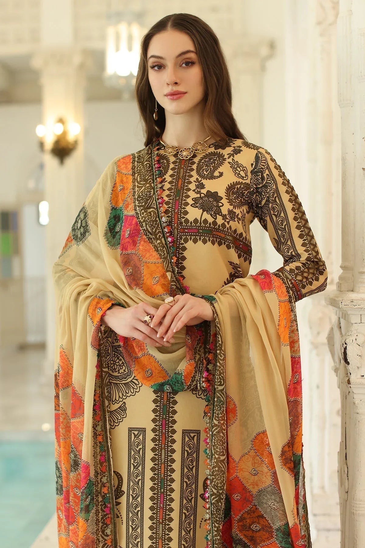 Charizma | Aniq Lawn Collection | AN5-04 - Rang-e-Khaas