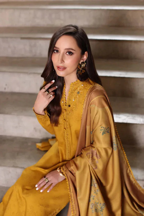 Noor by Saadia Asad | Winter Embroidered Printkhaas 25 | D3 - B - Rang-e-Khaas