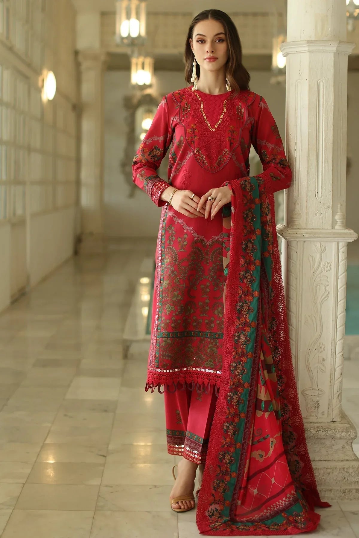 Charizma | Aniq Lawn Collection | AN5-05 - Rang-e-Khaas