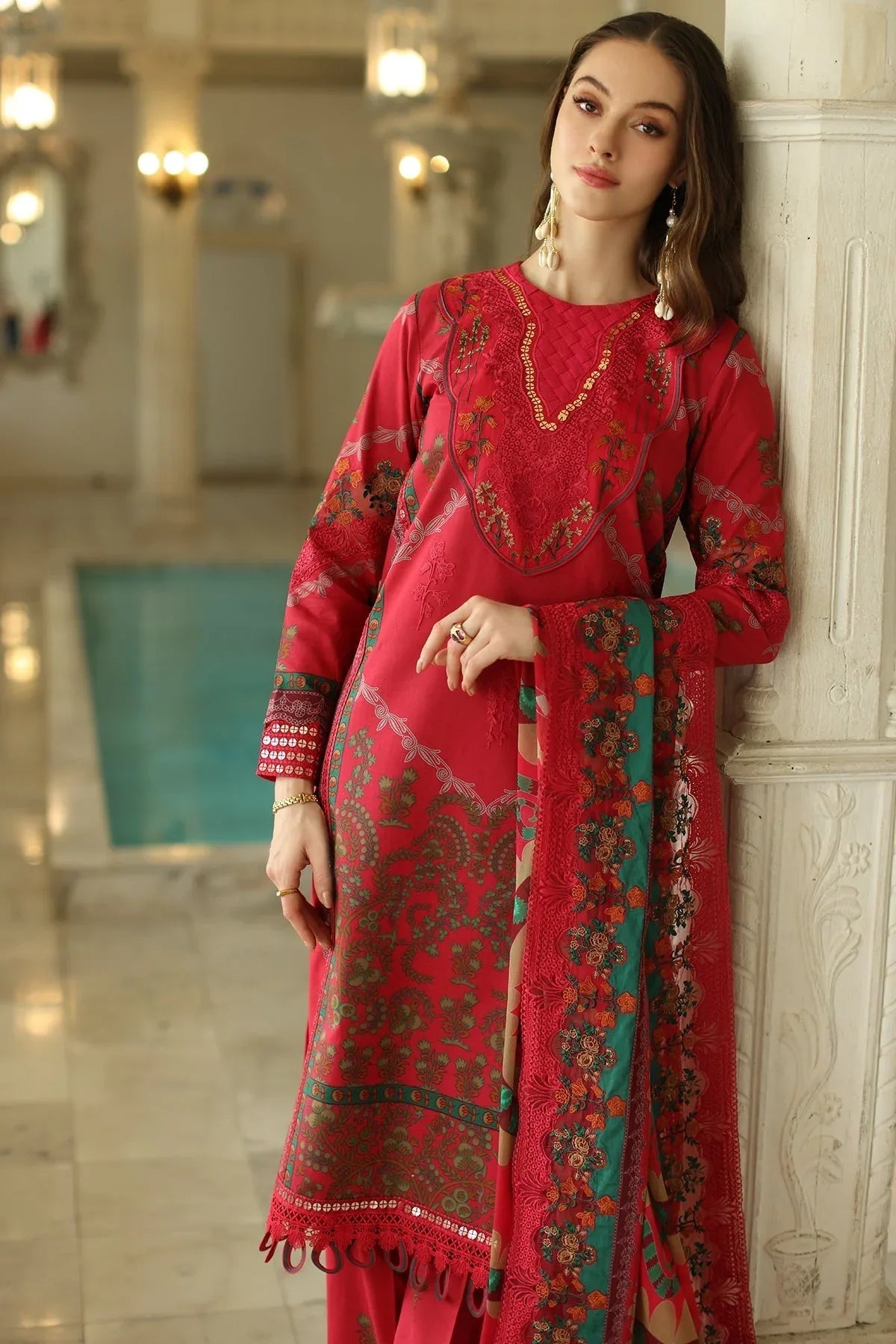 Charizma | Aniq Lawn Collection | AN5-05 - Rang-e-Khaas