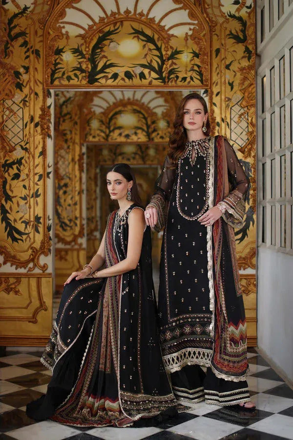 Noor by Saadia Asad | Festive 25 | D1 - Black - Rang-e-Khaas