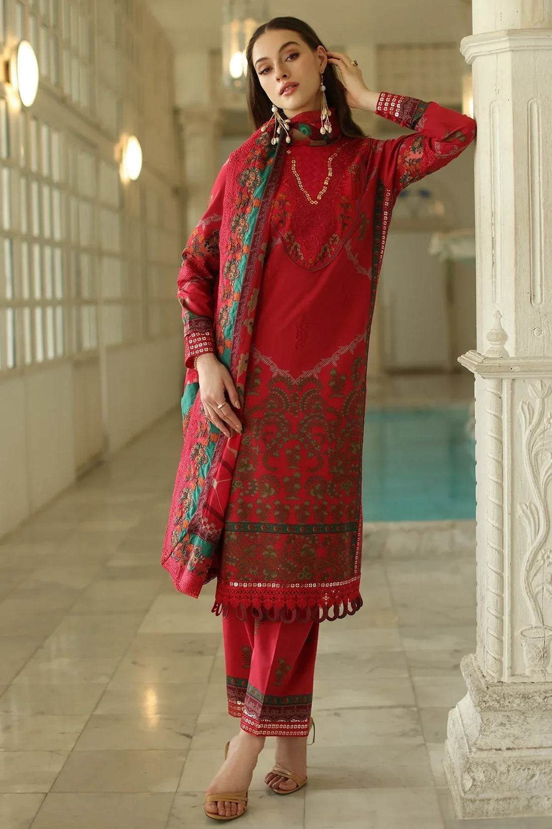 Charizma | Aniq Lawn Collection | AN5-05 - Rang-e-Khaas