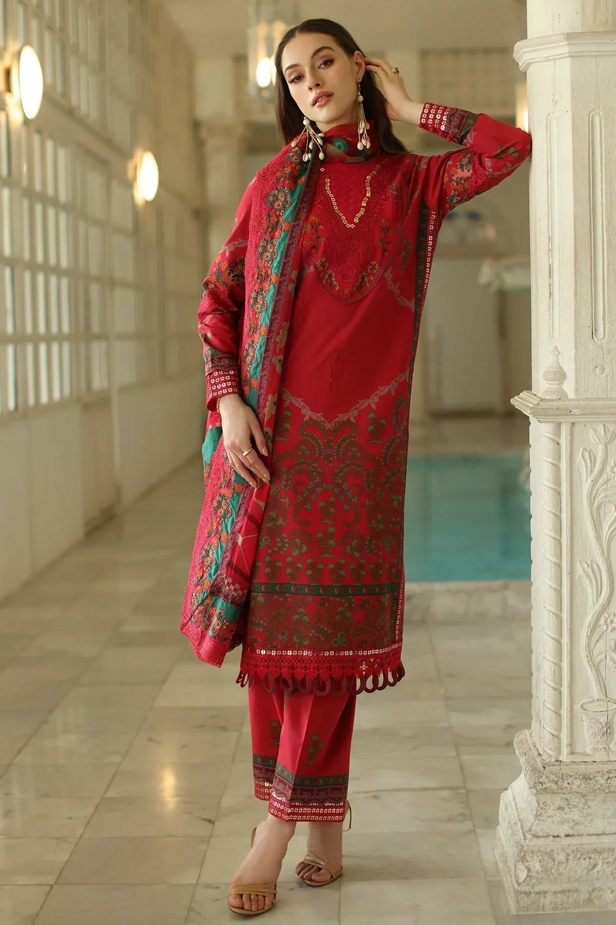 Charizma | Aniq Lawn Collection | AN5-05 - Rang-e-Khaas