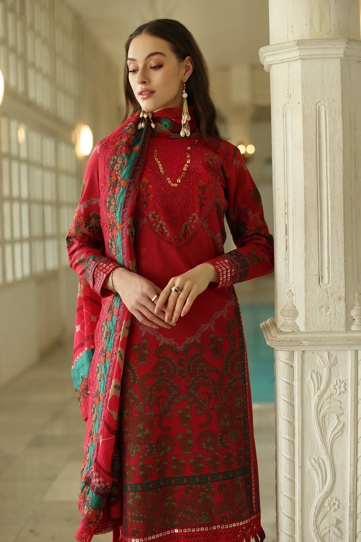 Charizma | Aniq Lawn Collection | AN5-05 - Rang-e-Khaas
