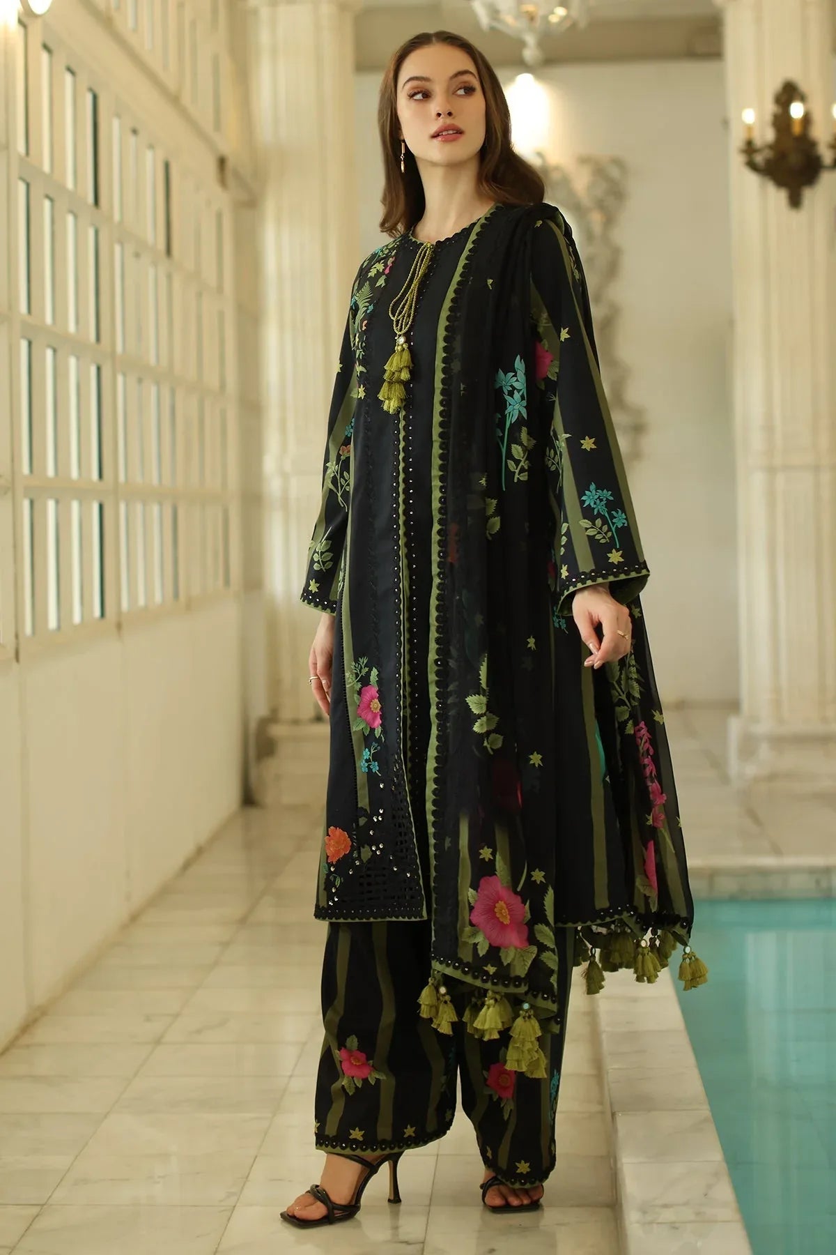 Charizma | Aniq Lawn Collection | AN5-07 - Rang-e-Khaas