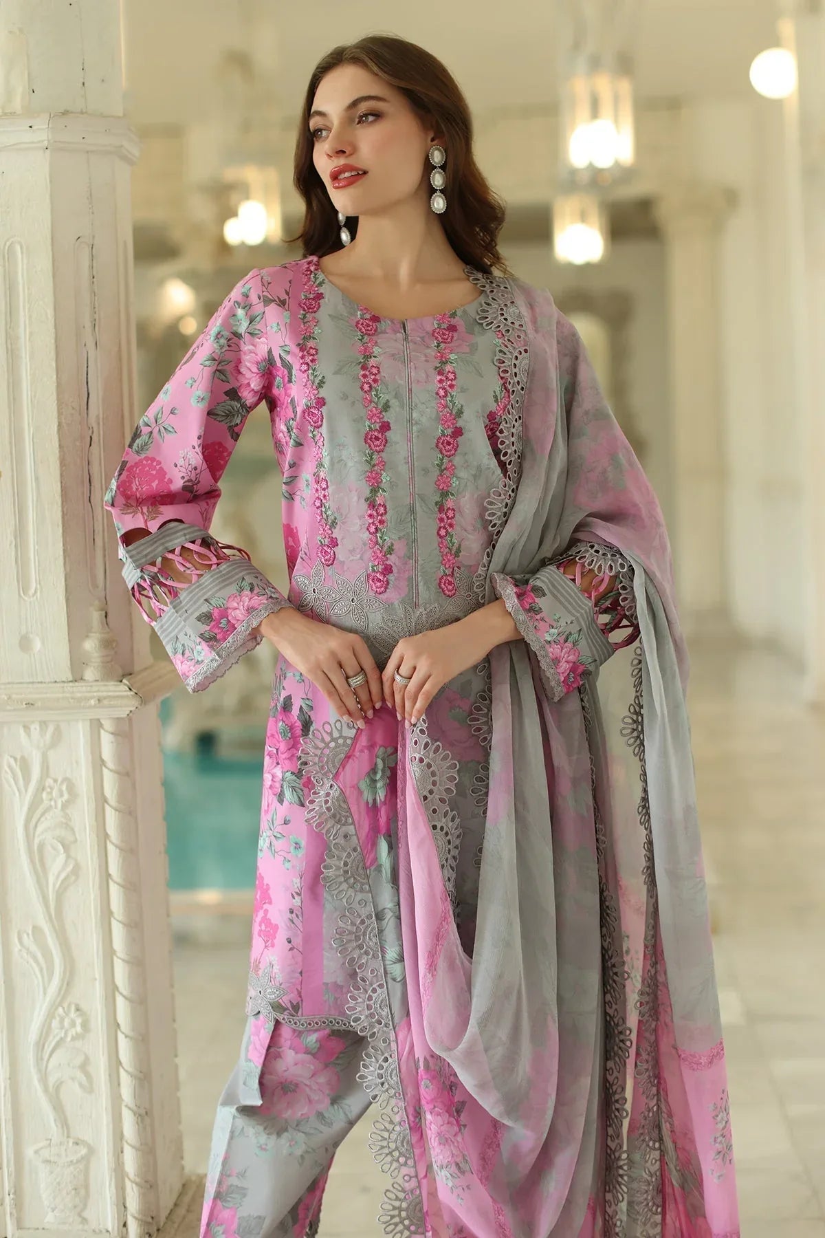 Charizma | Aniq Lawn Collection | AN5-06 - Rang-e-Khaas