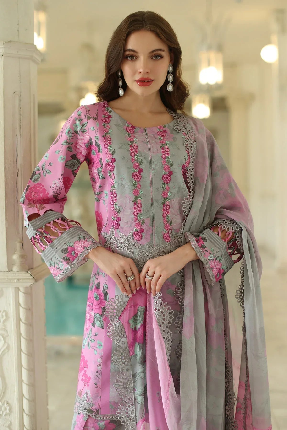 Charizma | Aniq Lawn Collection | AN5-06 - Rang-e-Khaas
