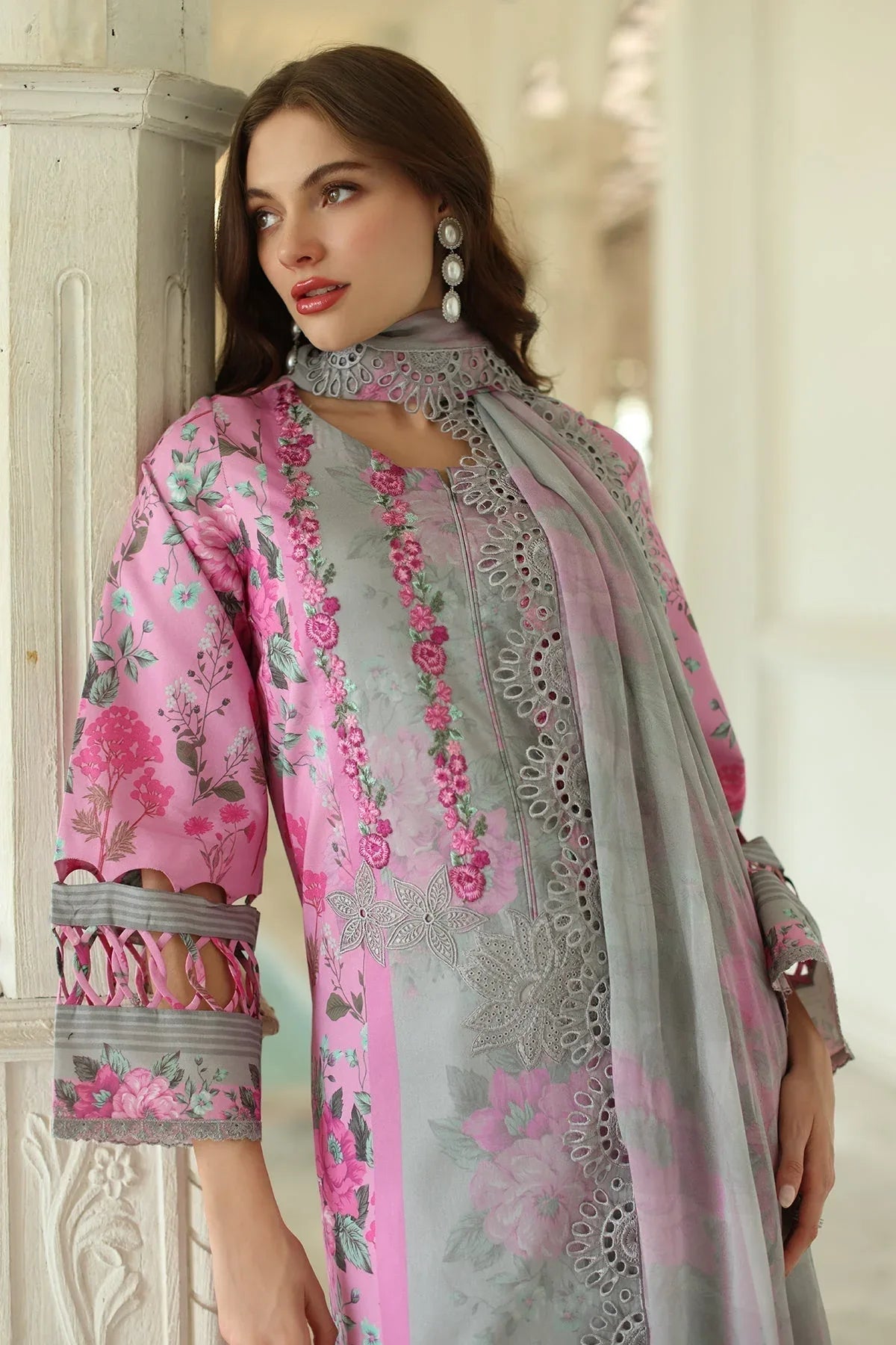 Charizma | Aniq Lawn Collection | AN5-06 - Rang-e-Khaas