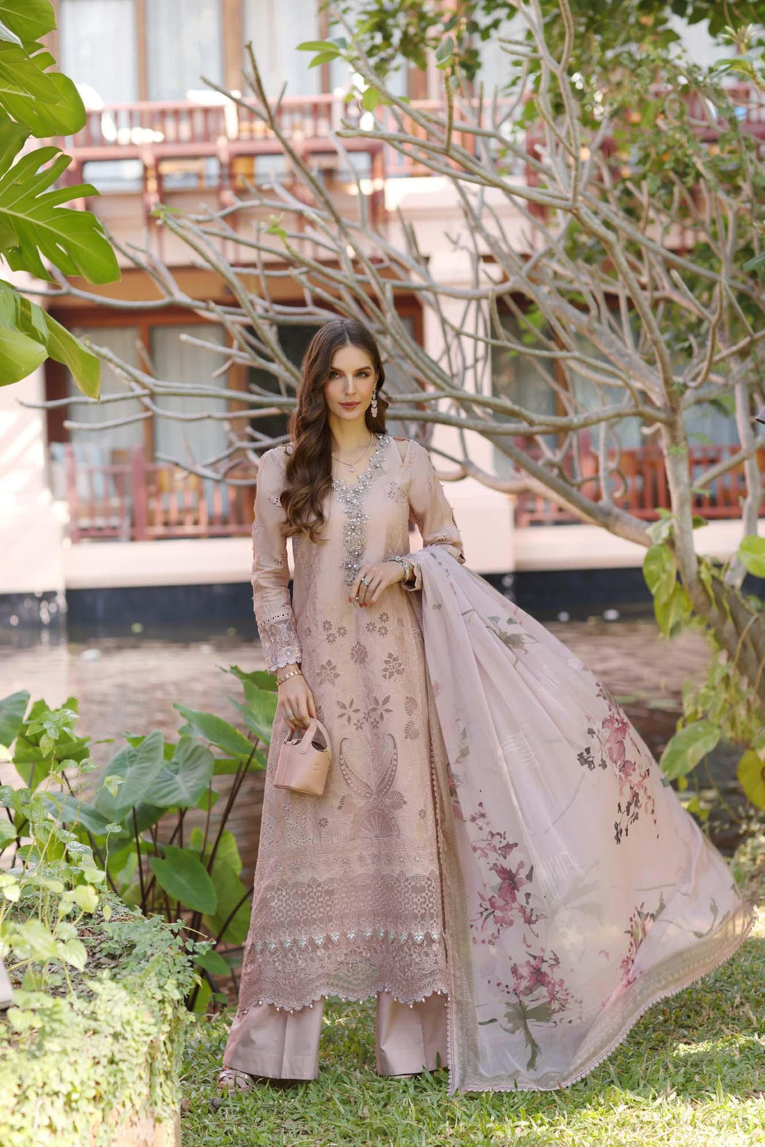 Noor by Saadia Asad | Eid Luxury Laserkari 25 | D6-B - Rang-e-Khaas
