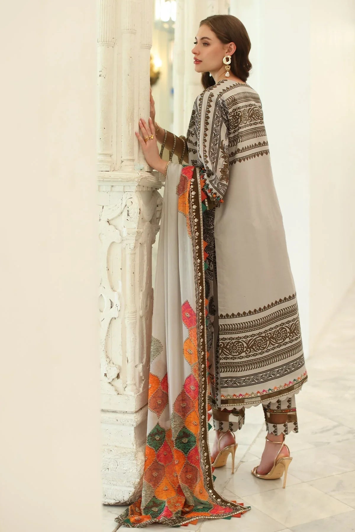 Charizma | Aniq Lawn Collection | AN5-08 - Rang-e-Khaas
