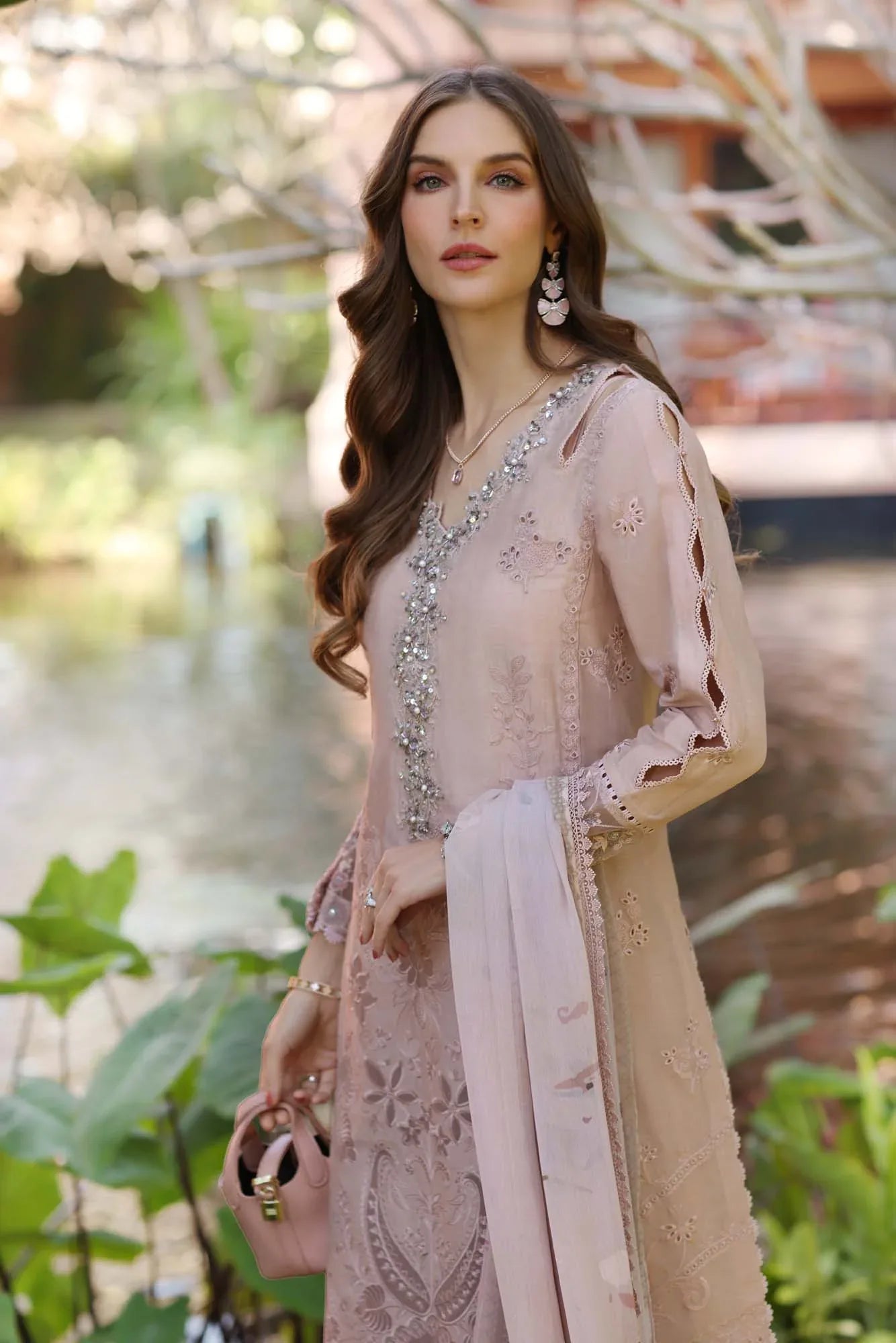 Noor by Saadia Asad | Eid Luxury Laserkari 25 | D6-B - Rang-e-Khaas