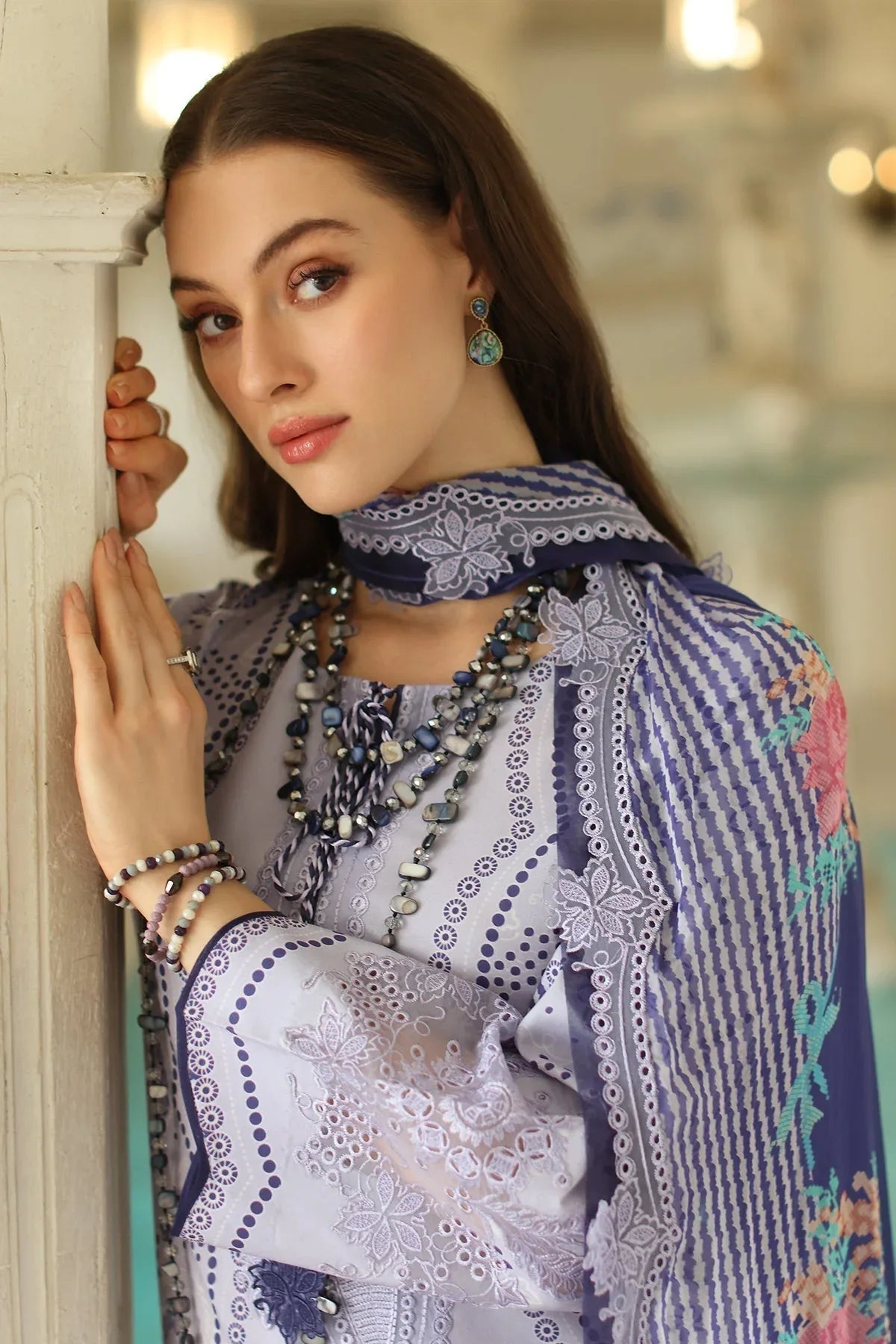 Charizma | Aniq Lawn Collection | AN5-01 - Rang-e-Khaas