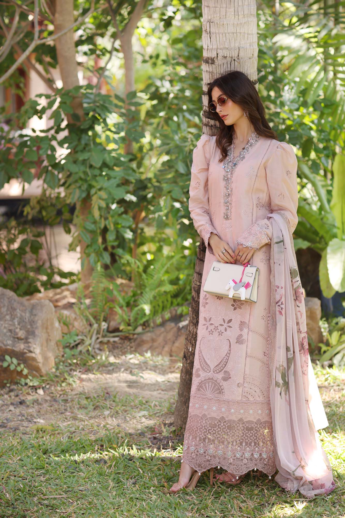 Noor by Saadia Asad | Eid Luxury Laserkari 25 | D6-B - Rang-e-Khaas