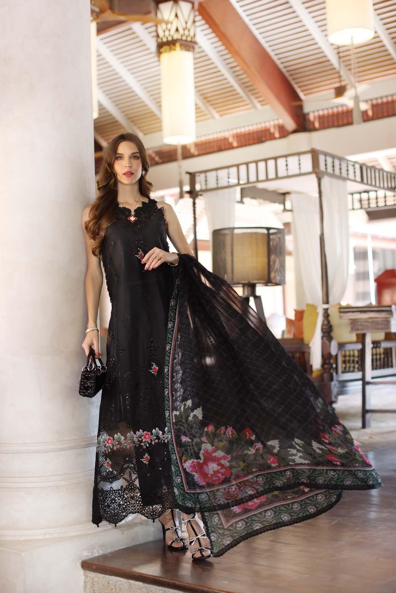 Noor by Saadia Asad | Eid Luxury Laserkari 25 | D4-A - Rang-e-Khaas