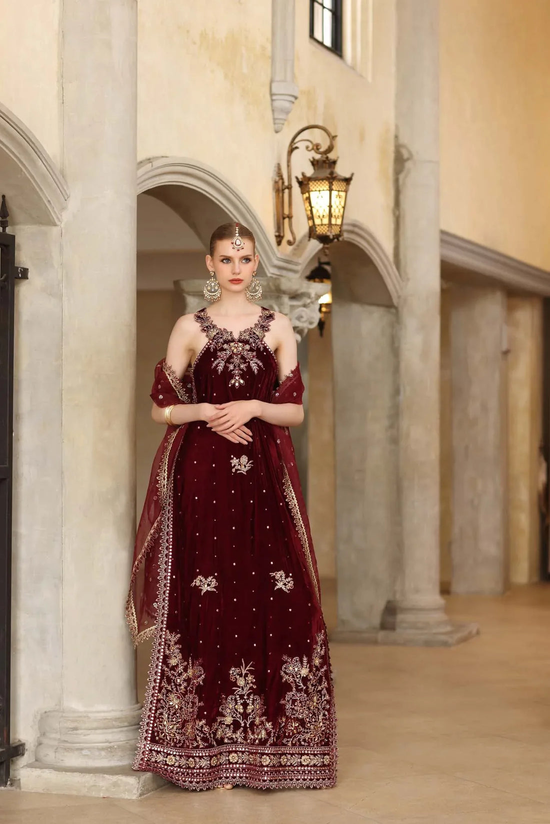 Noor by Saadia Asad | Handcrafted Velvet 25 | Naqsh - Rang-e-Khaas
