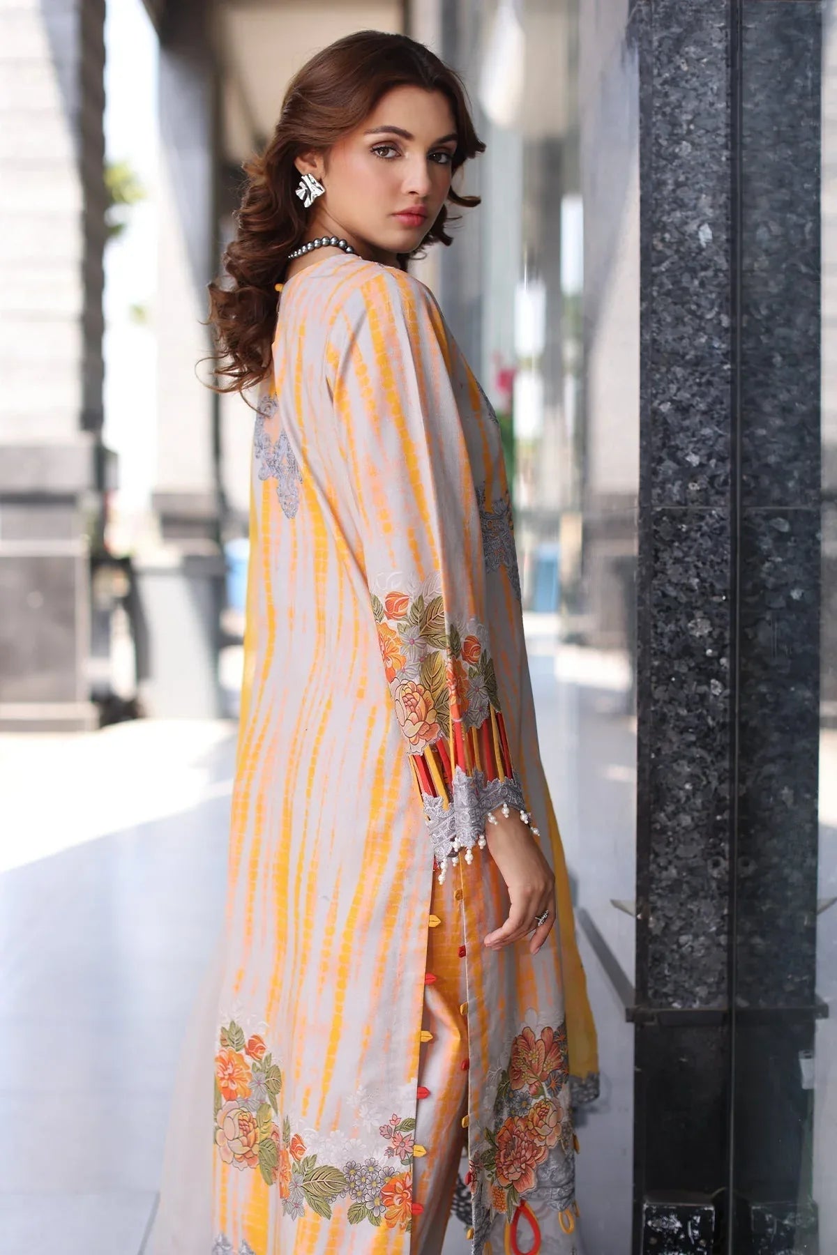 Charizma | Combination Lawn |  CC5-25 - Rang-e-Khaas