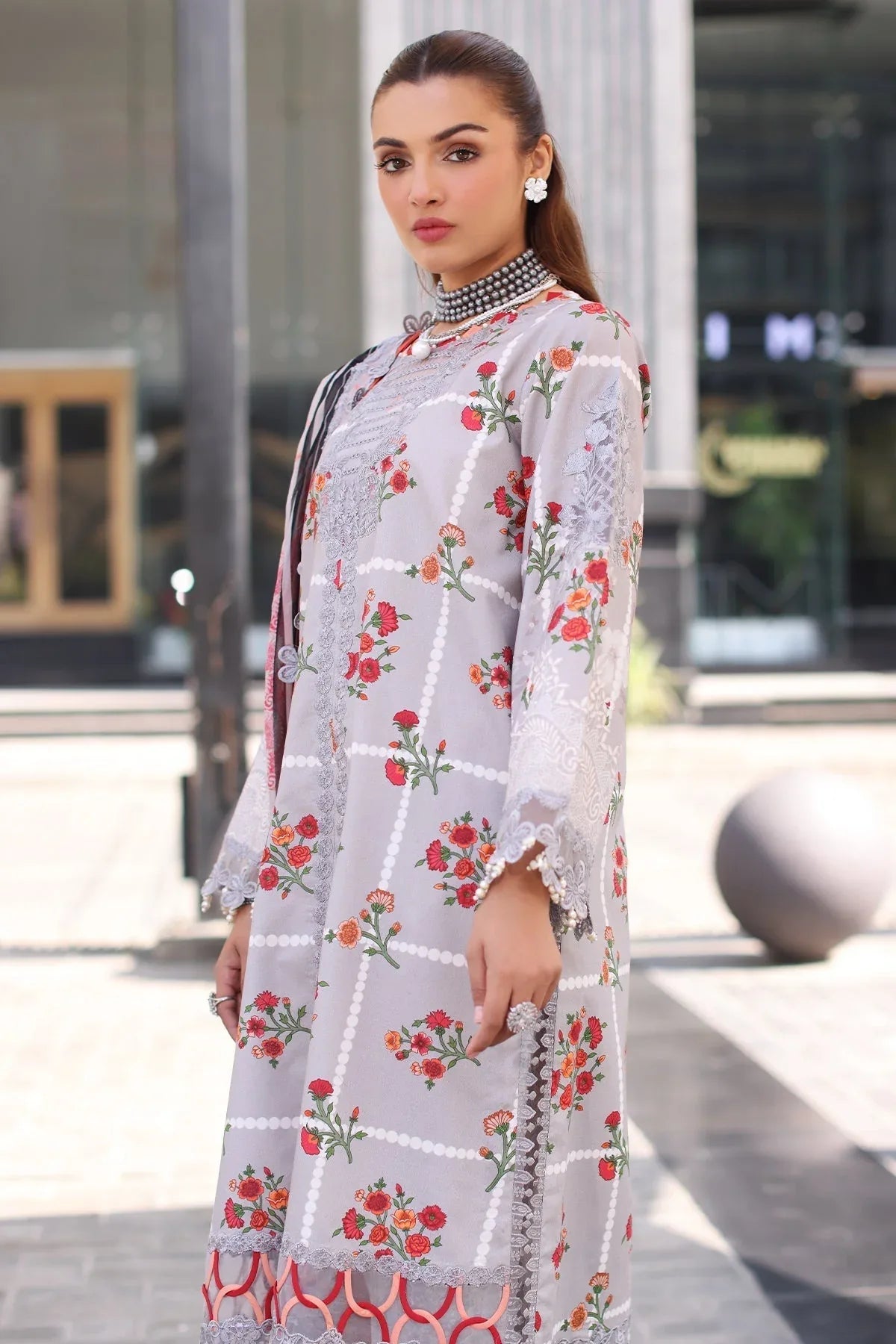 Charizma | Combination Lawn |  CC5-23 - Rang-e-Khaas