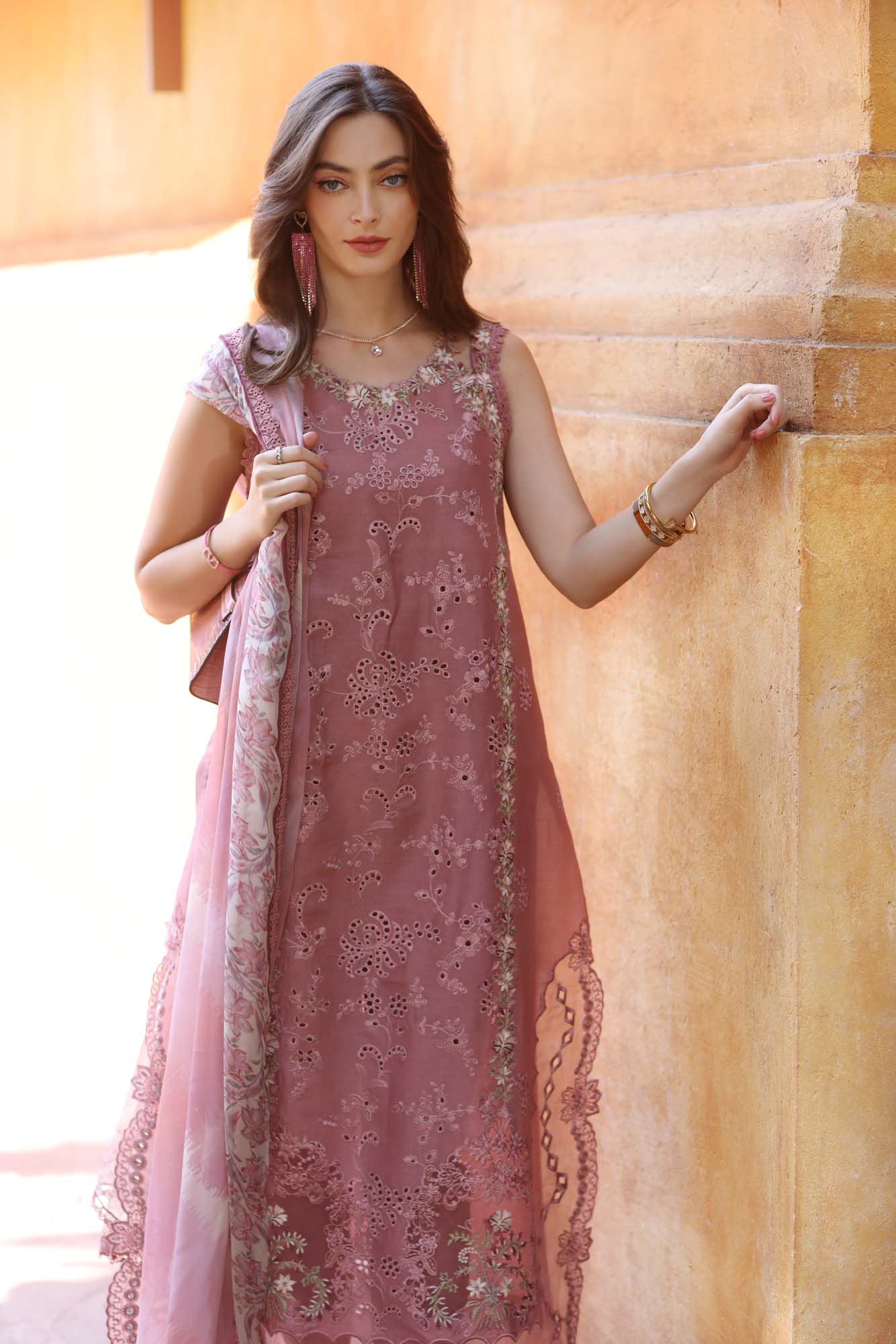 Noor by Saadia Asad | Eid Luxury Laserkari 25 | D10-B - Rang-e-Khaas