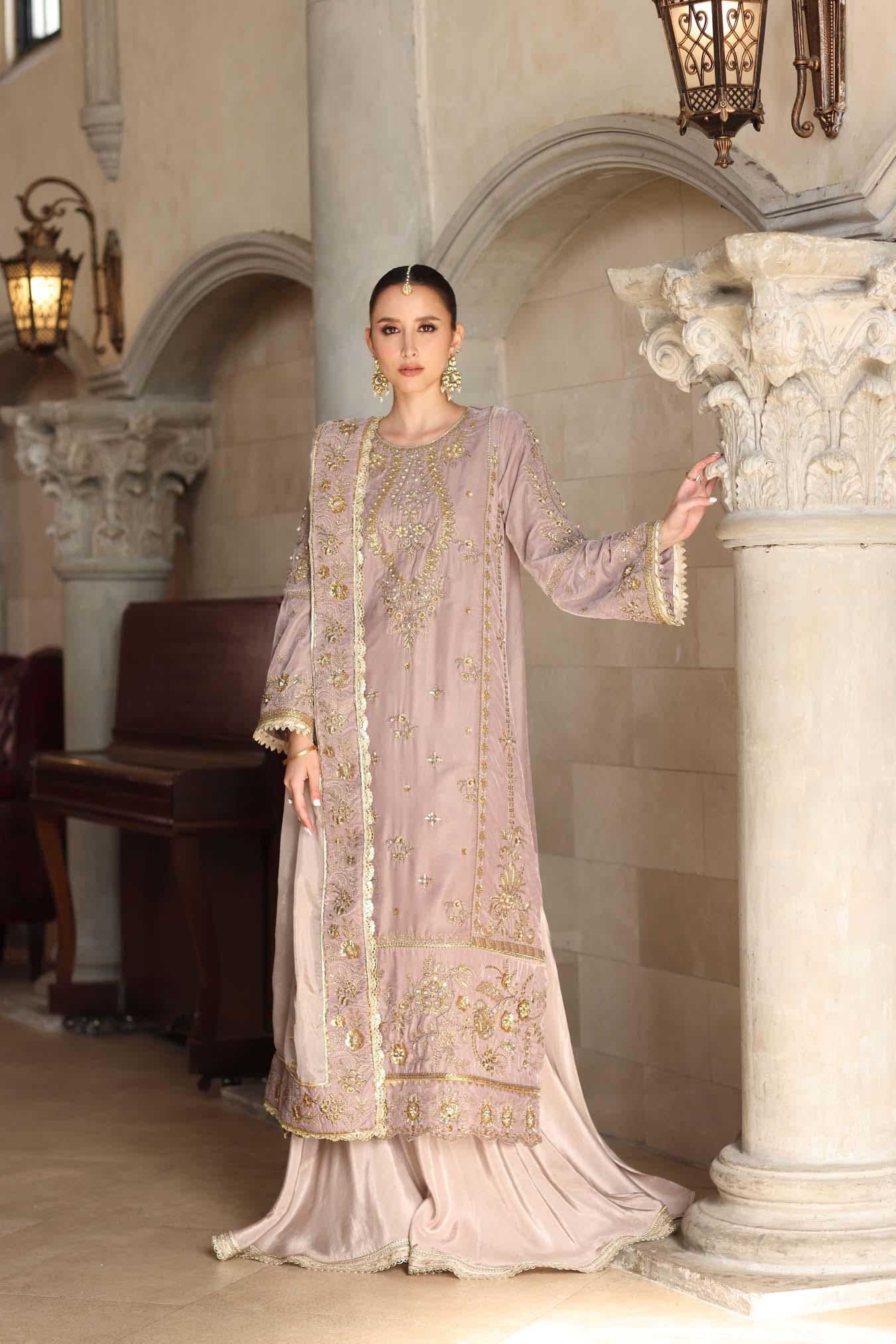Noor by Saadia Asad | Handcrafted Velvet 25 | Khayal - Rang-e-Khaas