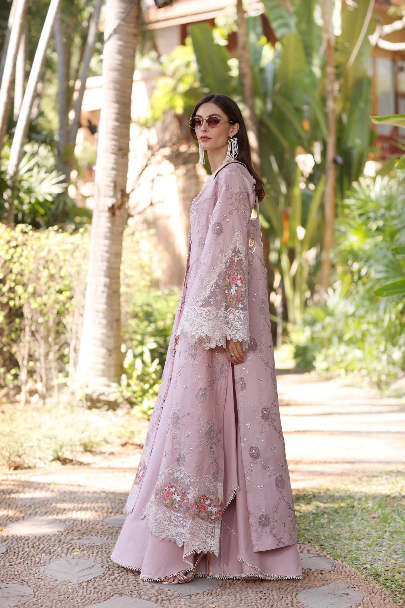 Noor by Saadia Asad | Eid Luxury Laserkari 25 | D8-A - Rang-e-Khaas