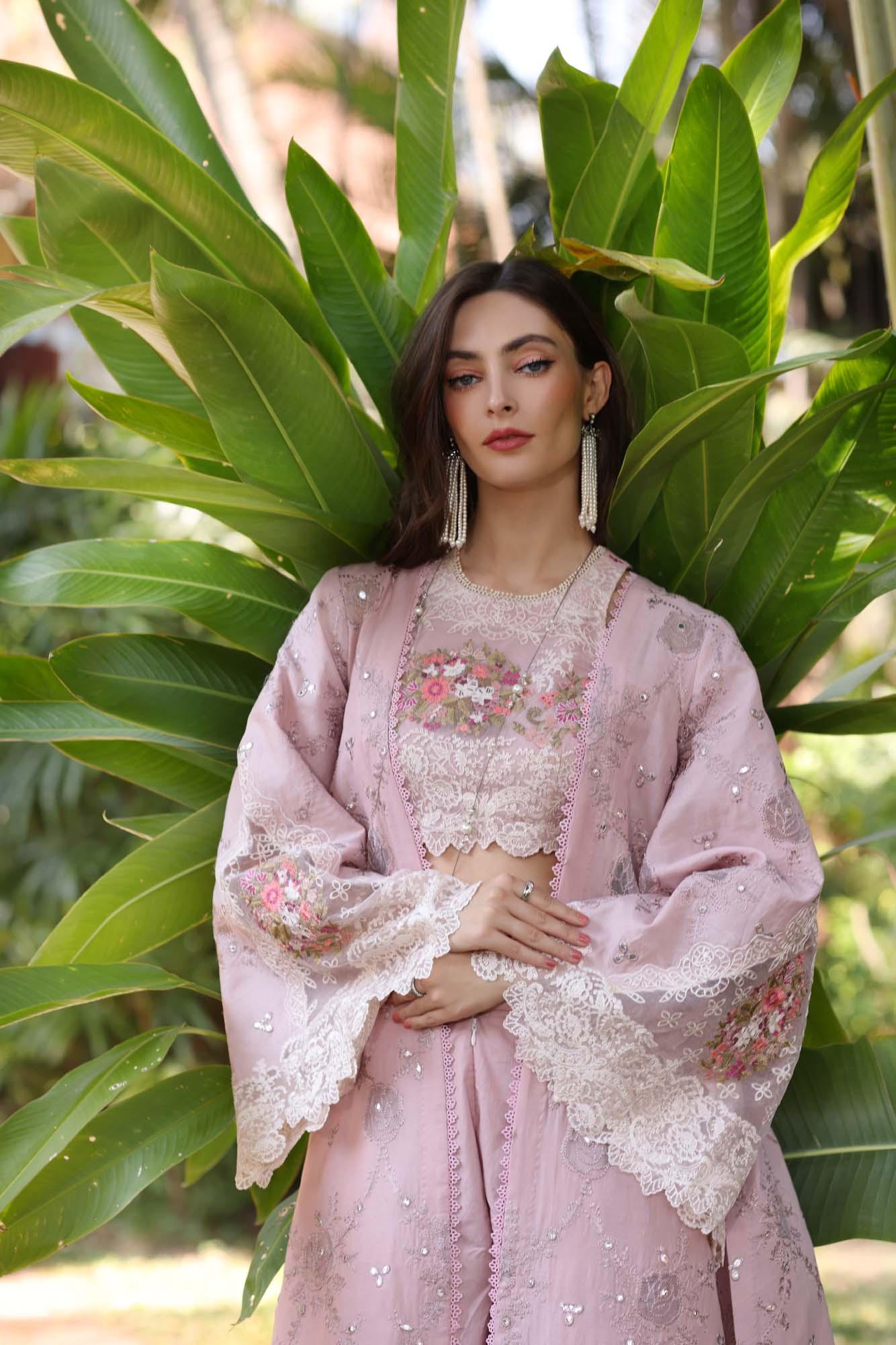 Noor by Saadia Asad | Eid Luxury Laserkari 25 | D8-A - Rang-e-Khaas