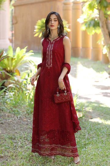 Noor by Saadia Asad | Eid Luxury Laserkari 25 | D7-A - Rang-e-Khaas