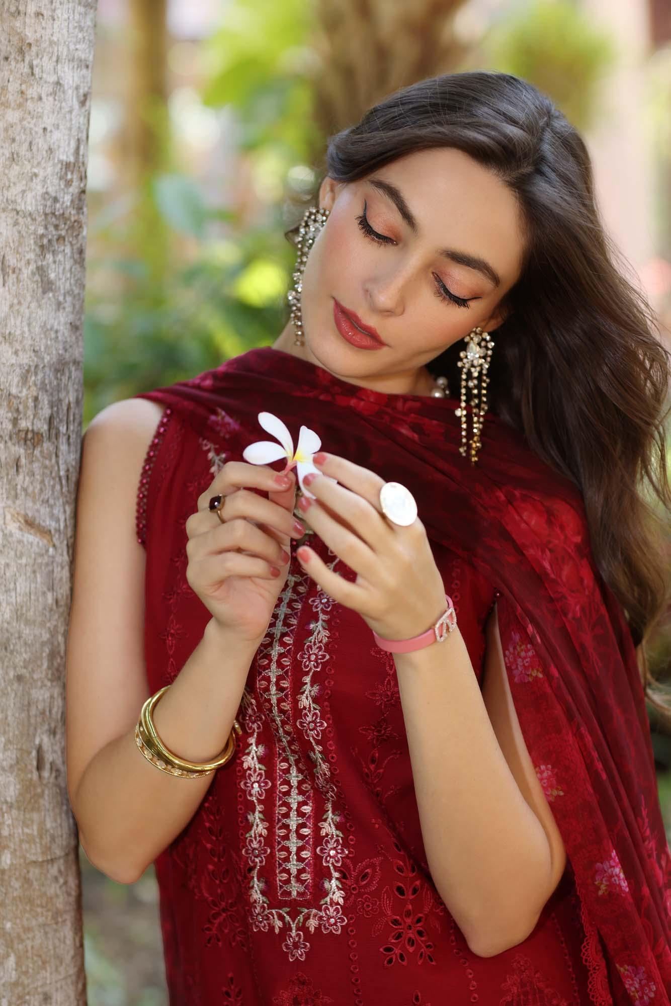 Noor by Saadia Asad | Eid Luxury Laserkari 25 | D7-A - Rang-e-Khaas