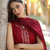 Noor by Saadia Asad | Eid Luxury Laserkari 25 | D7-A