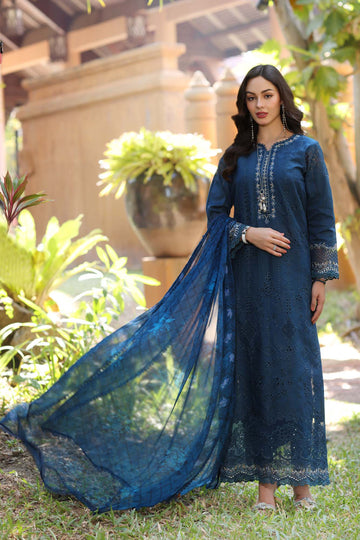 Noor by Saadia Asad | Eid Luxury Laserkari 25 | D7-B - Rang-e-Khaas