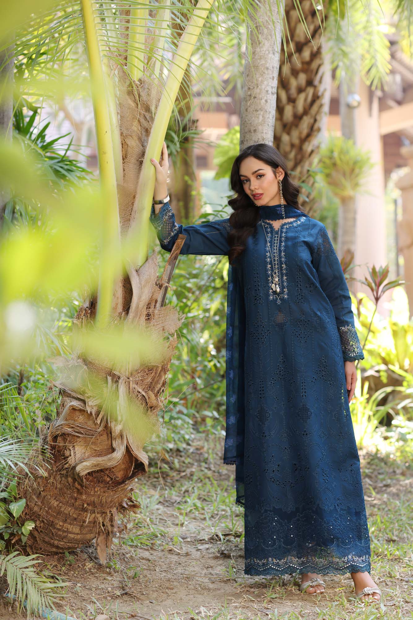 Noor by Saadia Asad | Eid Luxury Laserkari 25 | D7-B - Rang-e-Khaas