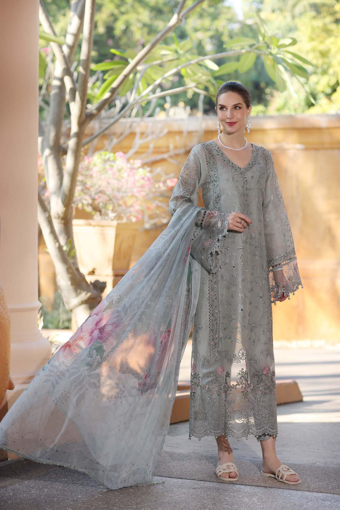 Noor by Saadia Asad | Eid Luxury Laserkari 25 | D1-A - Rang-e-Khaas