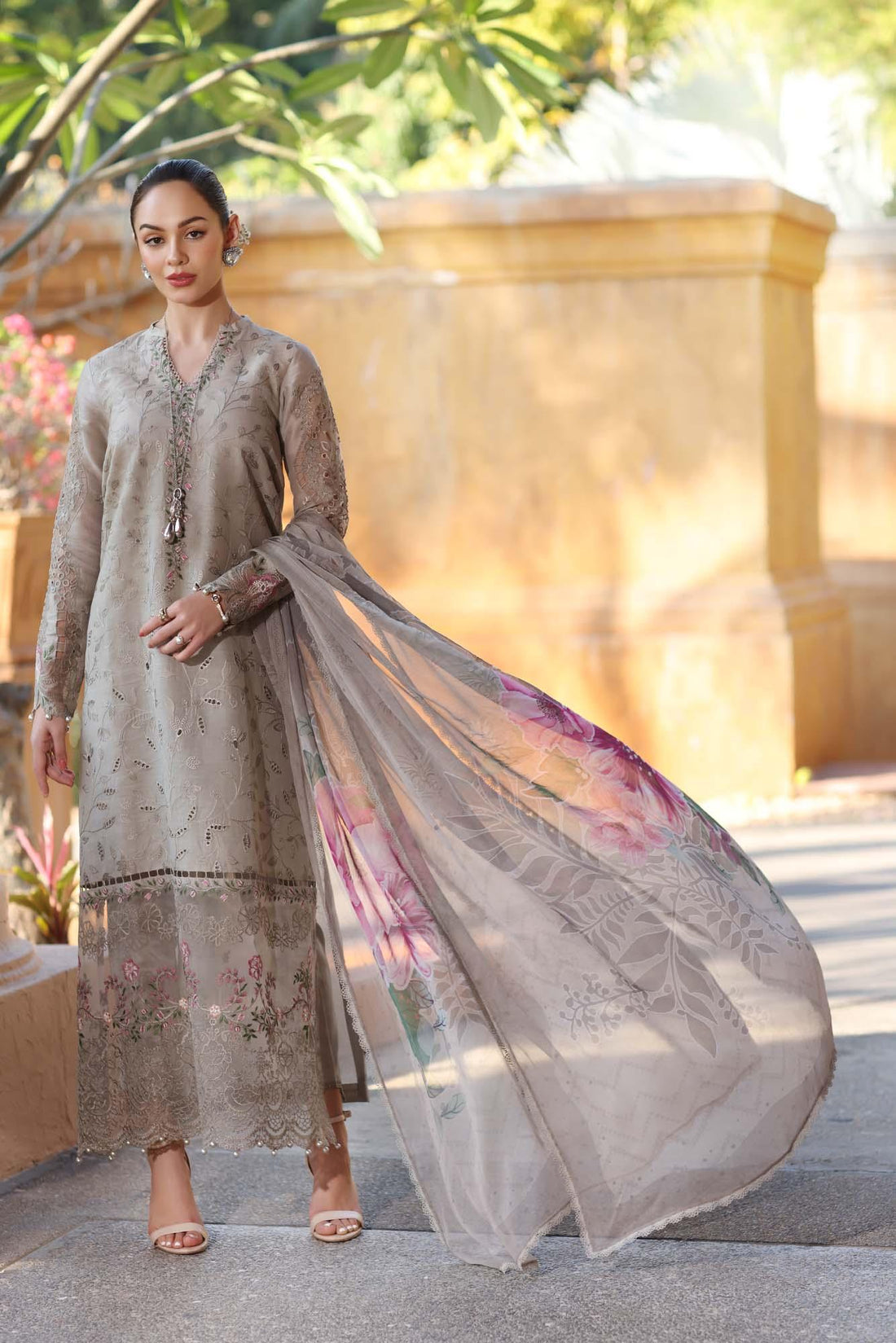 Noor by Saadia Asad | Eid Luxury Laserkari 25 | D1-B - Rang-e-Khaas