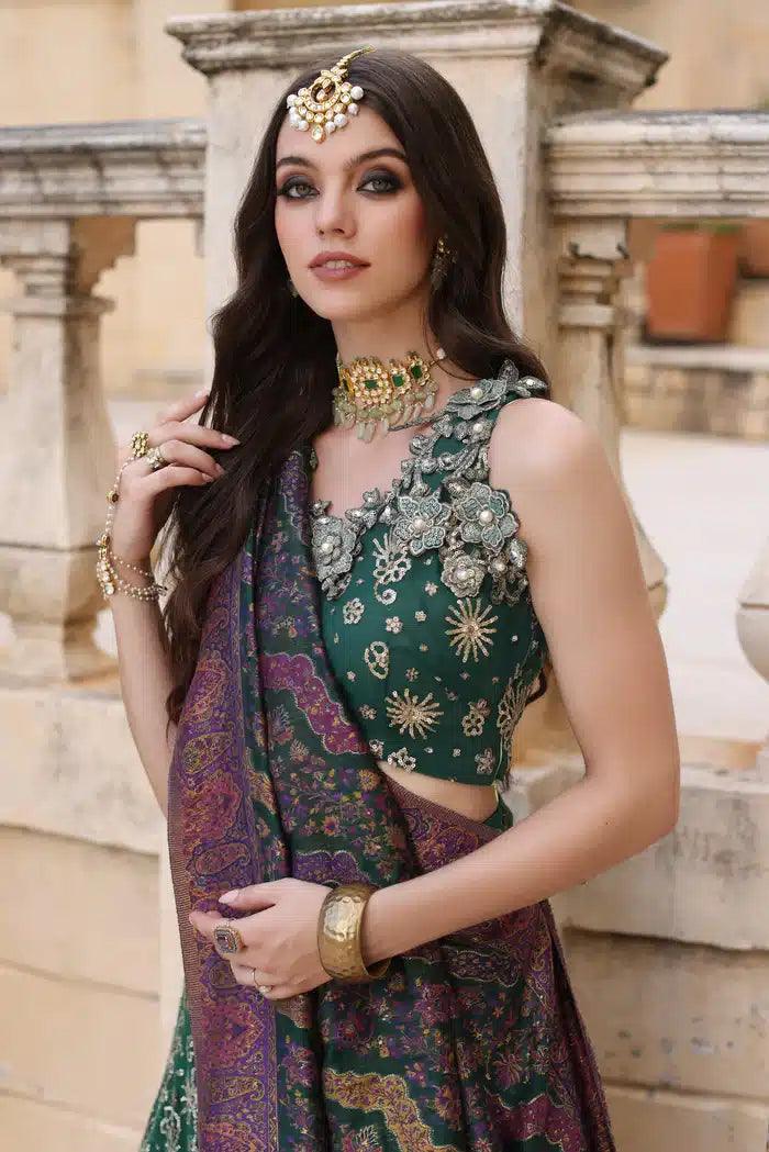 Noor by Saadia Asad | Kaani Wedding Formals 23 | D1 - Rang-e-Khaas