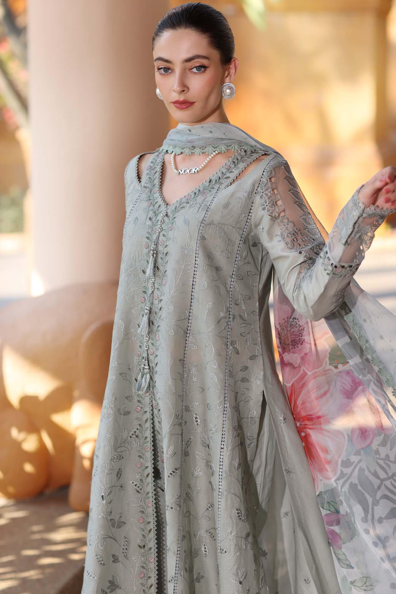 Noor by Saadia Asad | Eid Luxury Laserkari 25 | D1-A - Rang-e-Khaas