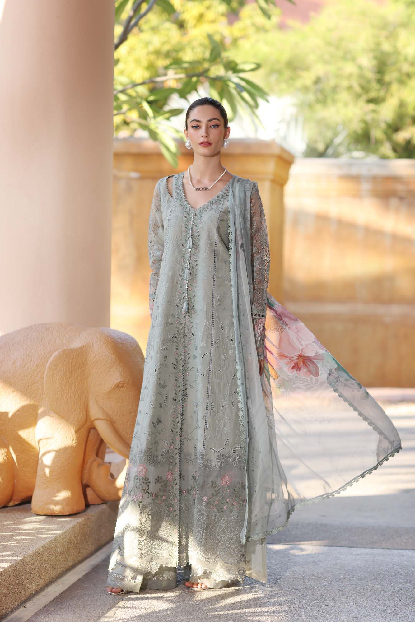 Noor by Saadia Asad | Eid Luxury Laserkari 25 | D1-A - Rang-e-Khaas